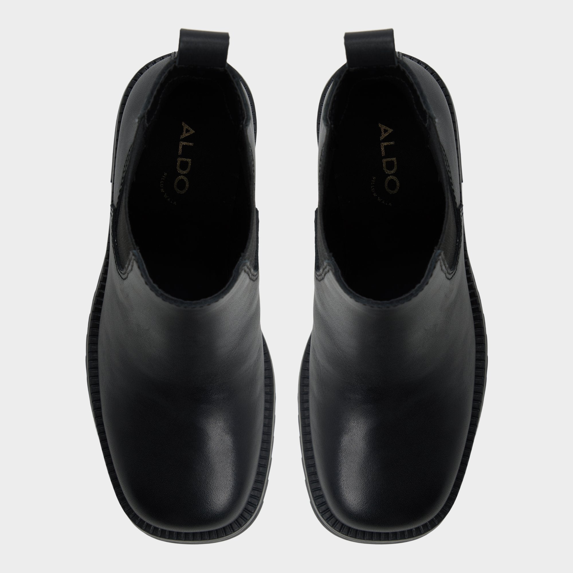 Aldo Anneliese in Black - Chelsea boot, Lug sole