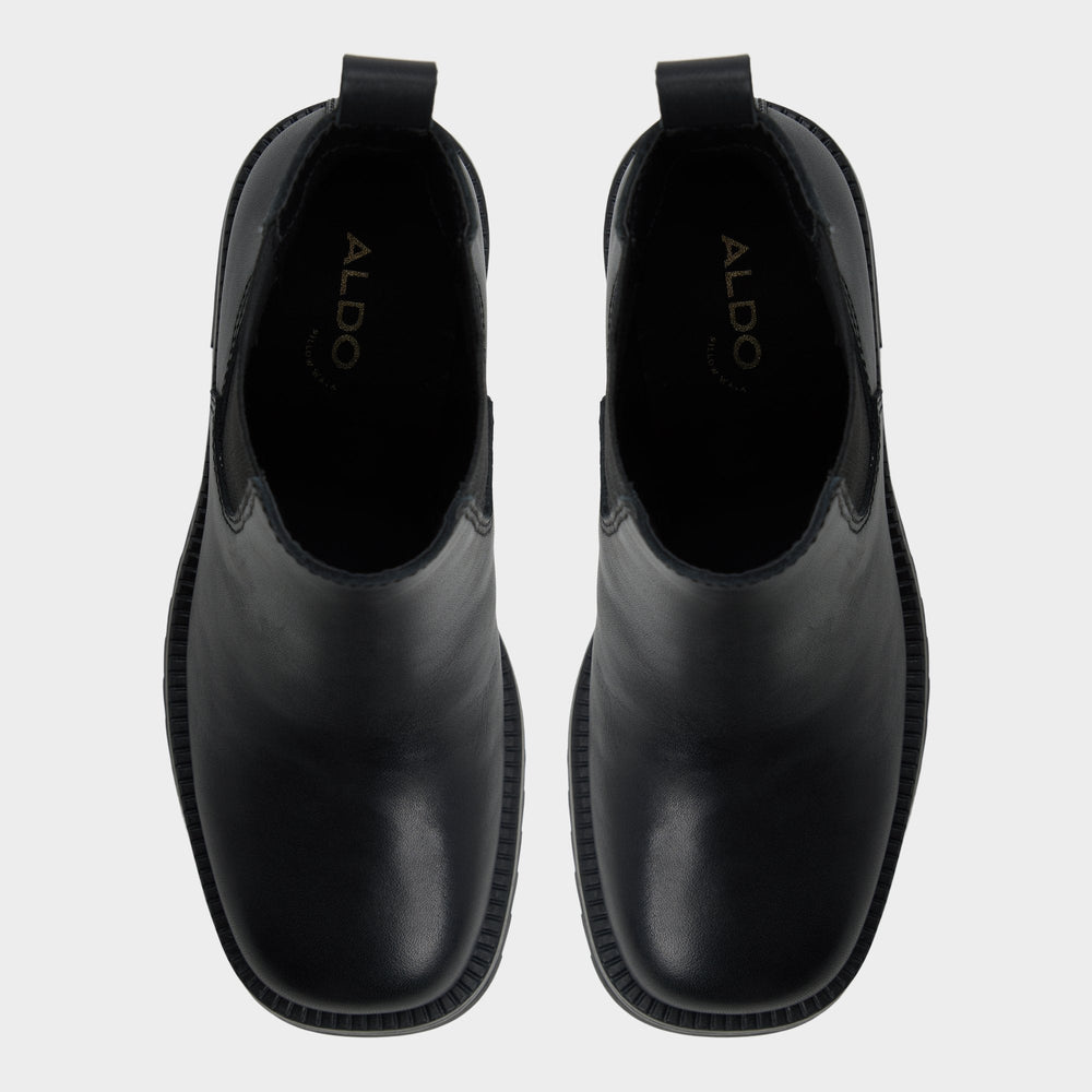 Aldo Anneliese in Black - Chelsea boot, Lug sole