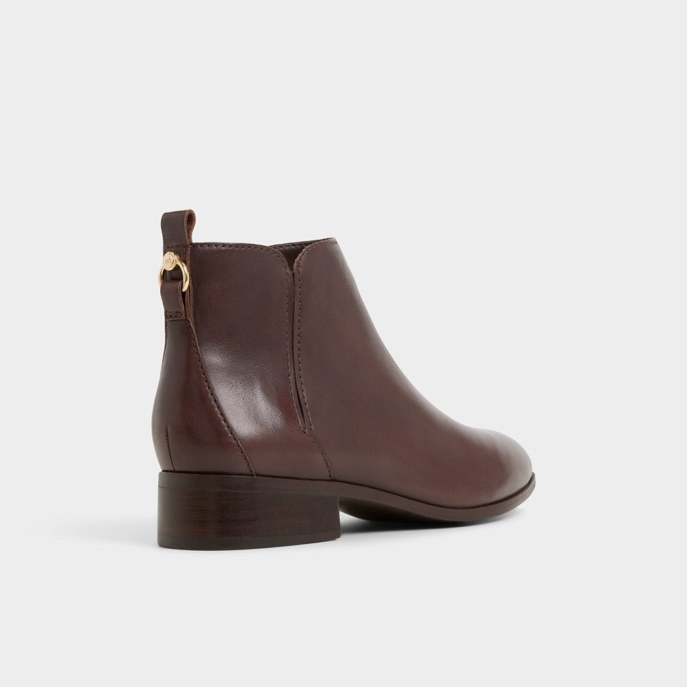 Aldo Verity in Dark Brown - Chelsea boot, Block heel