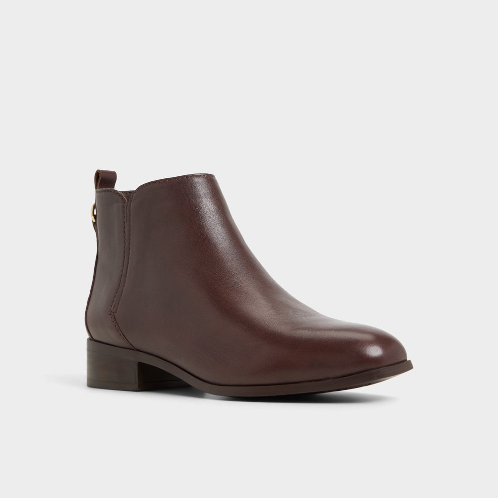 Aldo Verity in Dark Brown - Chelsea boot, Block heel