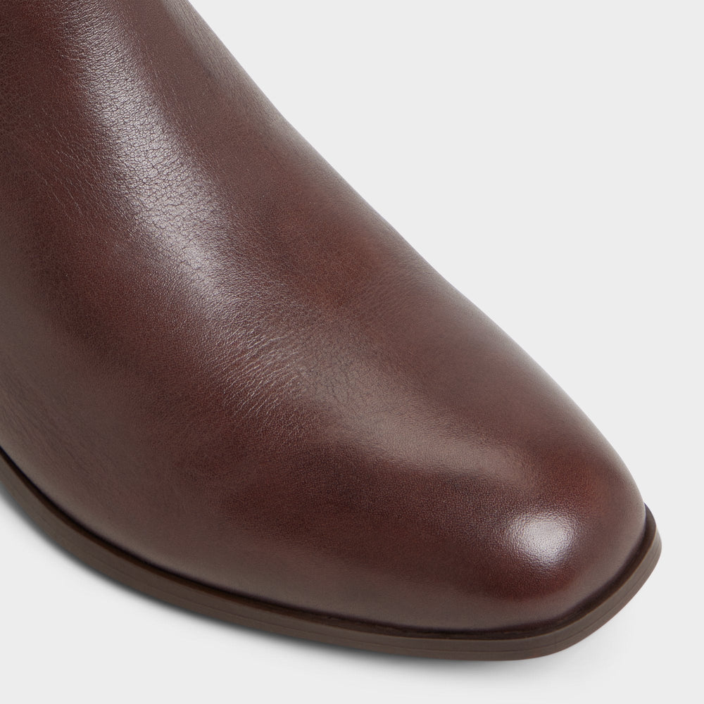 Aldo Verity in Dark Brown - Chelsea boot, Block heel