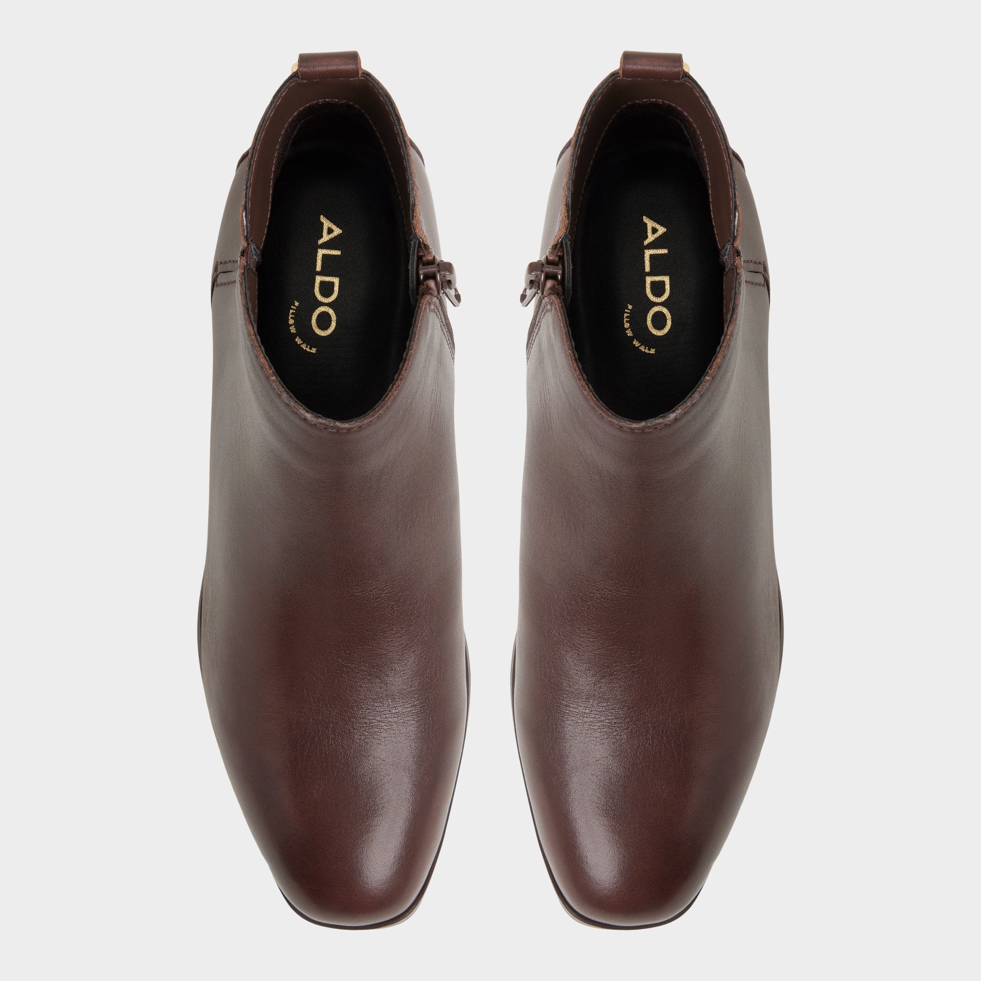 Aldo Verity in Dark Brown - Chelsea boot, Block heel