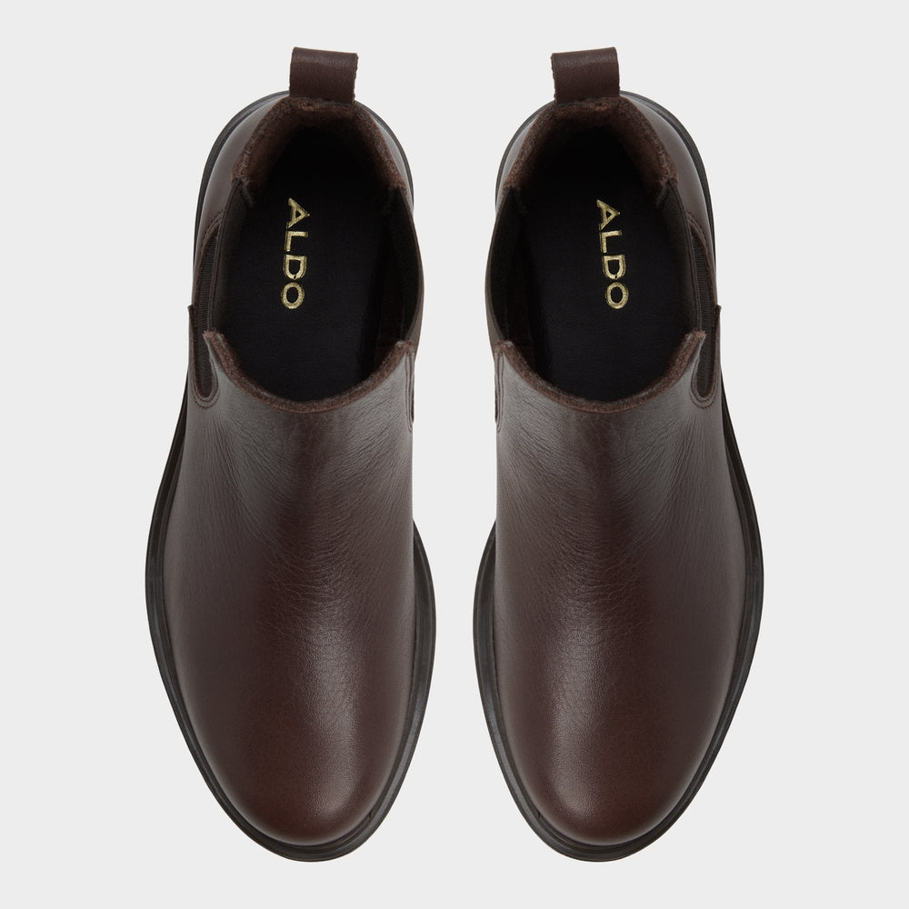 Aldo Adalitlan in Medium Brown - Chelsea boot, Lug sole