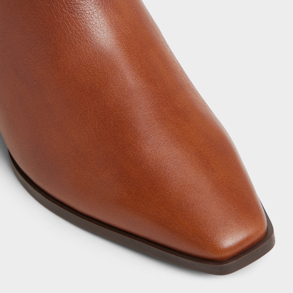 Aldo Raneldar in Medium Brown - Chelsea boot, Block heel