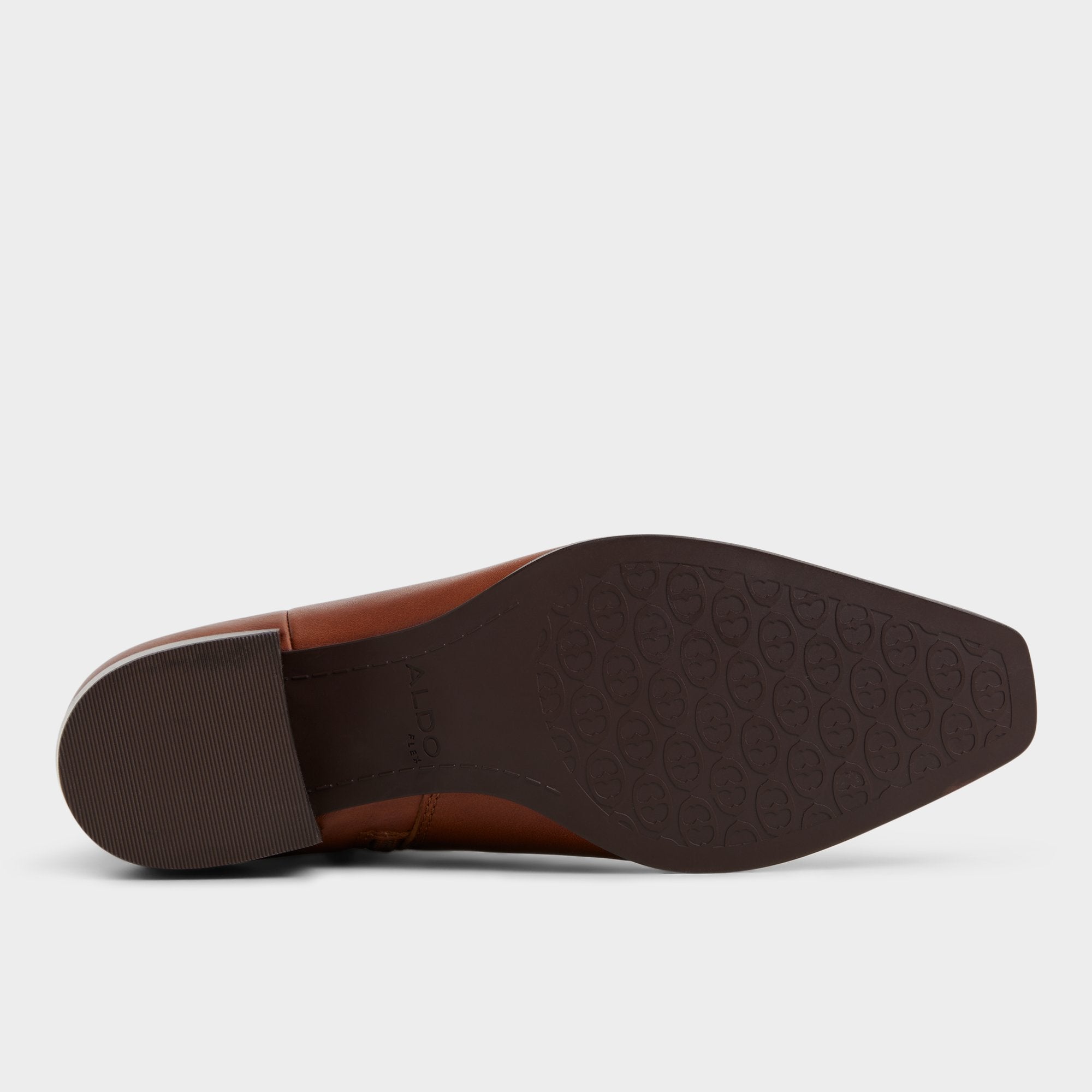 Aldo Raneldar in Medium Brown - Chelsea boot, Block heel