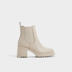 Aldo Anneliese in Other White - Chelsea boot, Lug sole