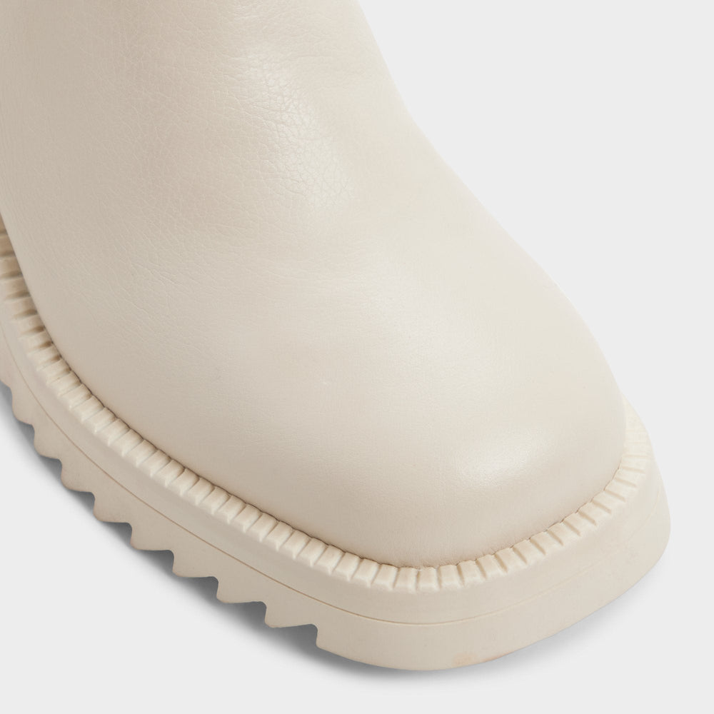 Aldo Anneliese in Other White - Chelsea boot, Lug sole