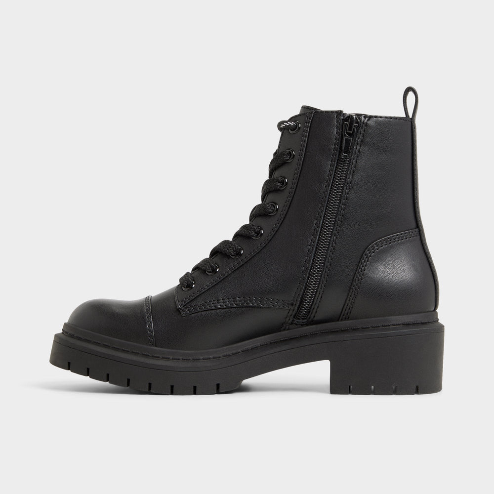 Aldo Goer Black Women's Casual boots - Combat ankle boot, Lug sole