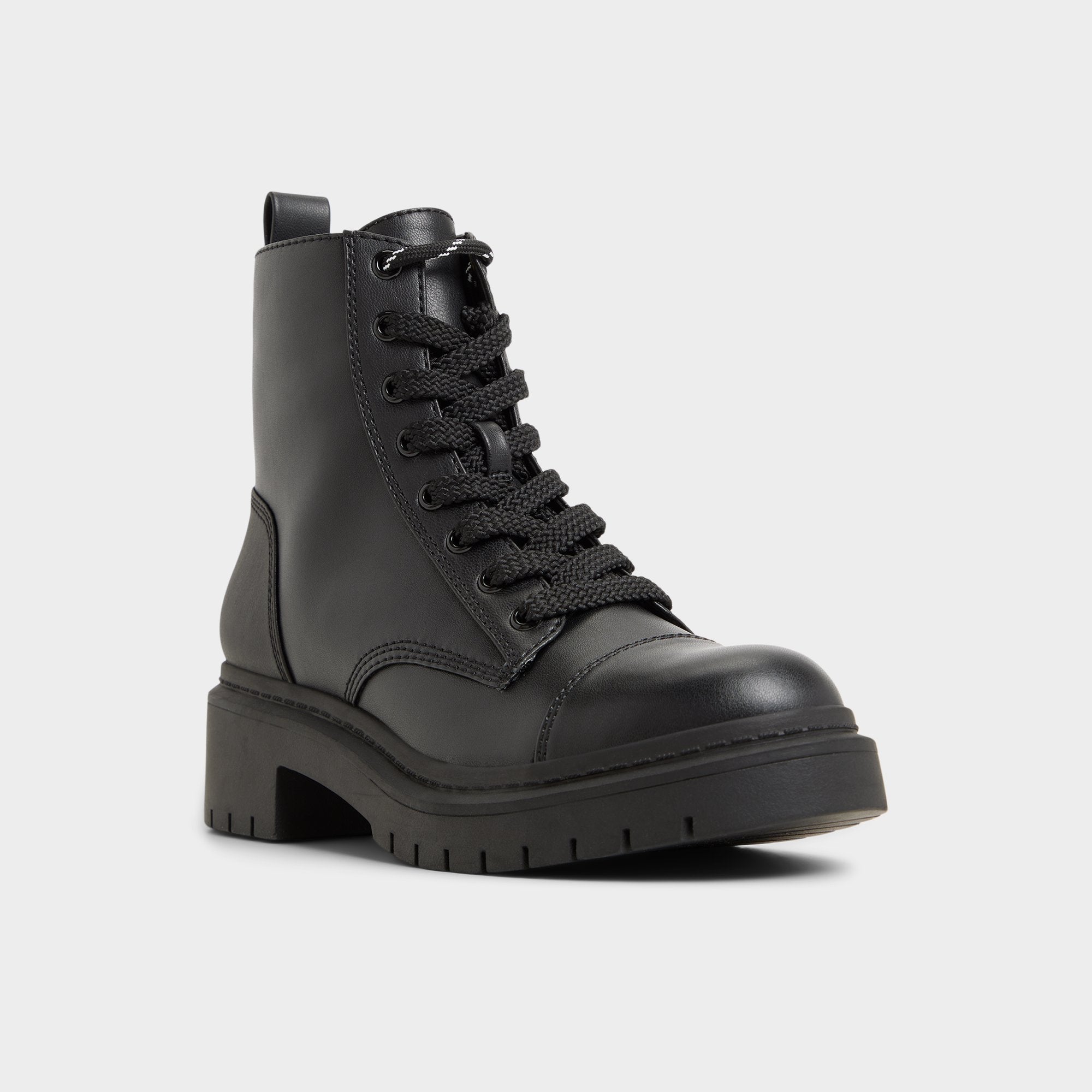 Aldo Goer Black Women's Casual boots - Combat ankle boot, Lug sole