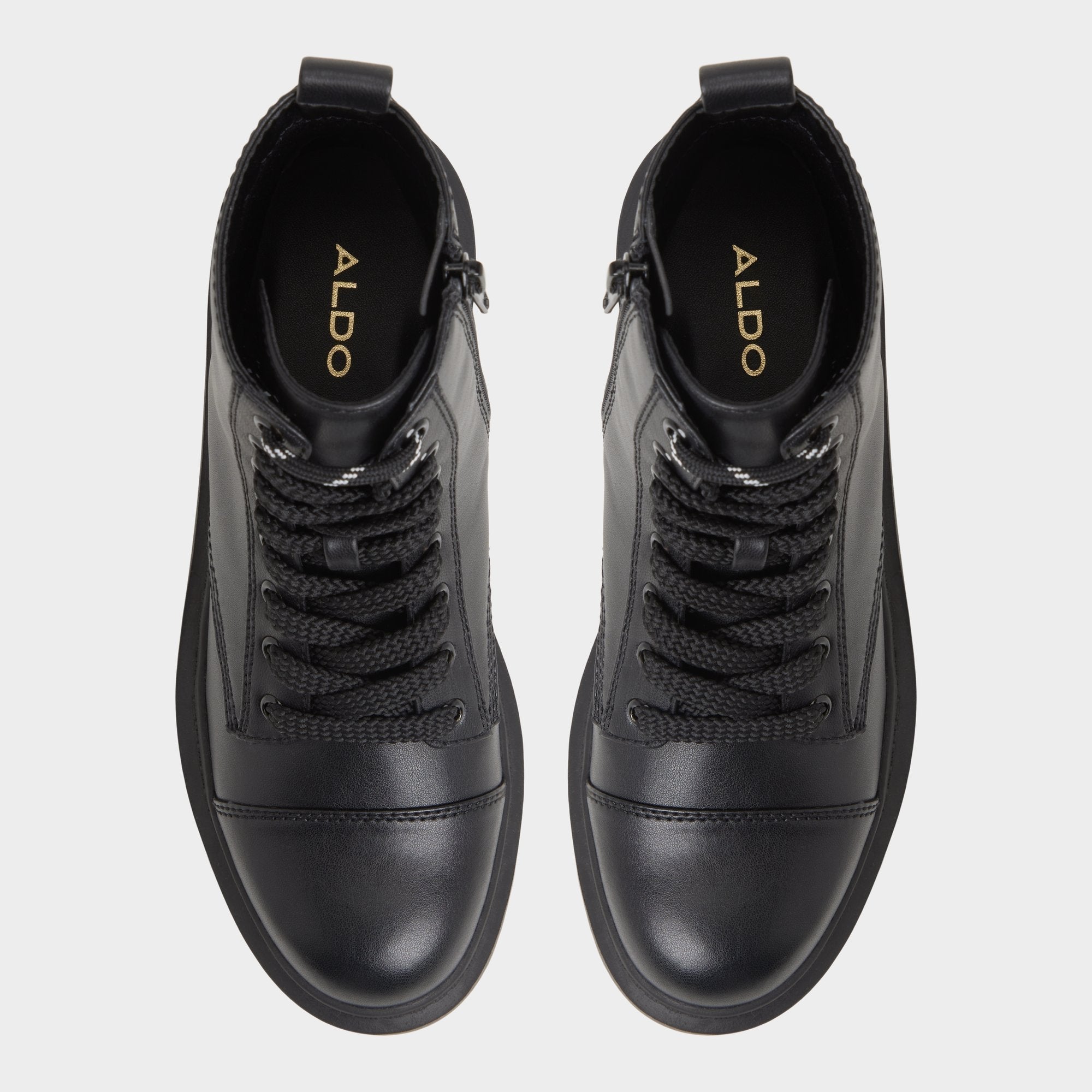 Aldo Goer Black Women's Casual boots - Combat ankle boot, Lug sole