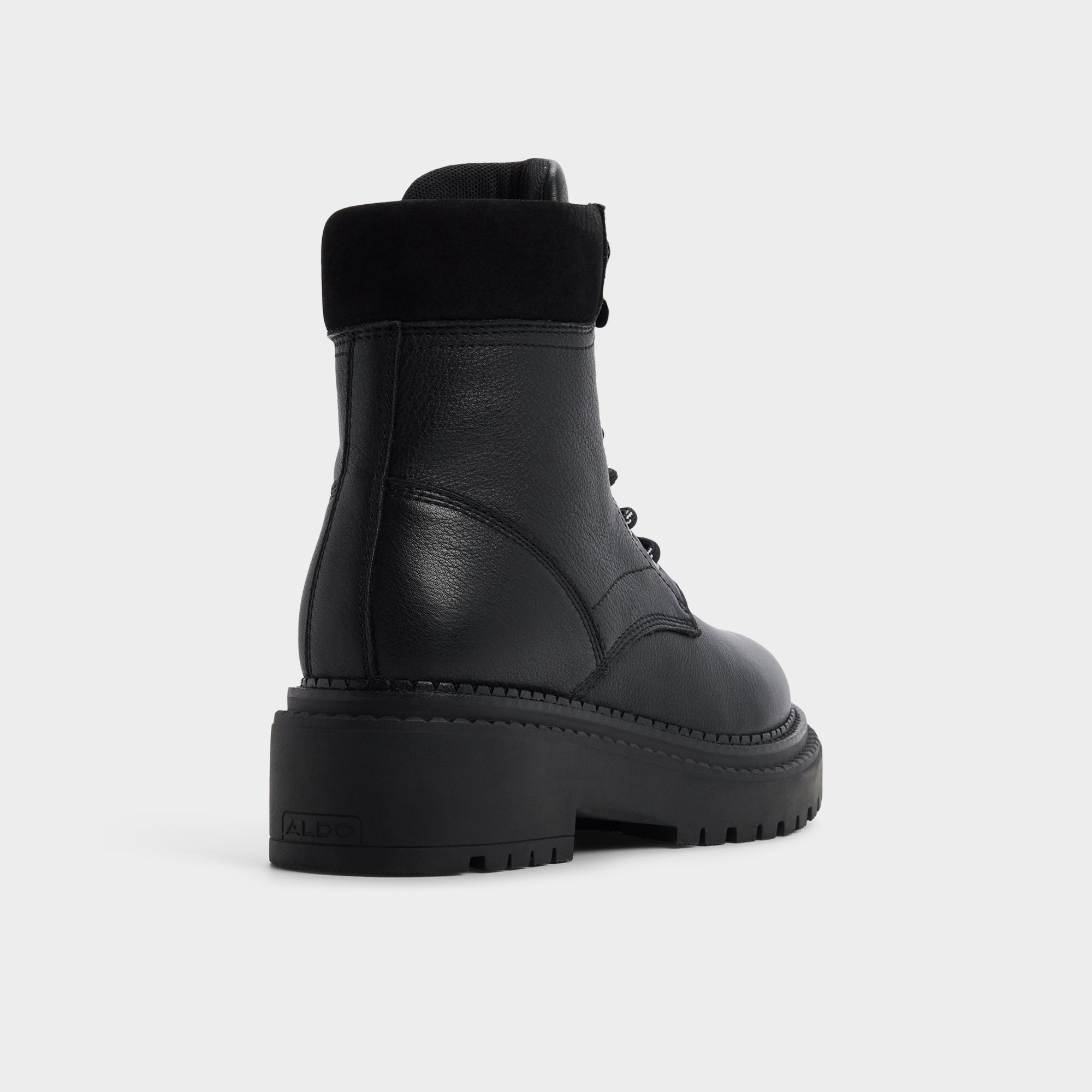 Aldo Lewellan in Black - Hiking boot, Lug sole