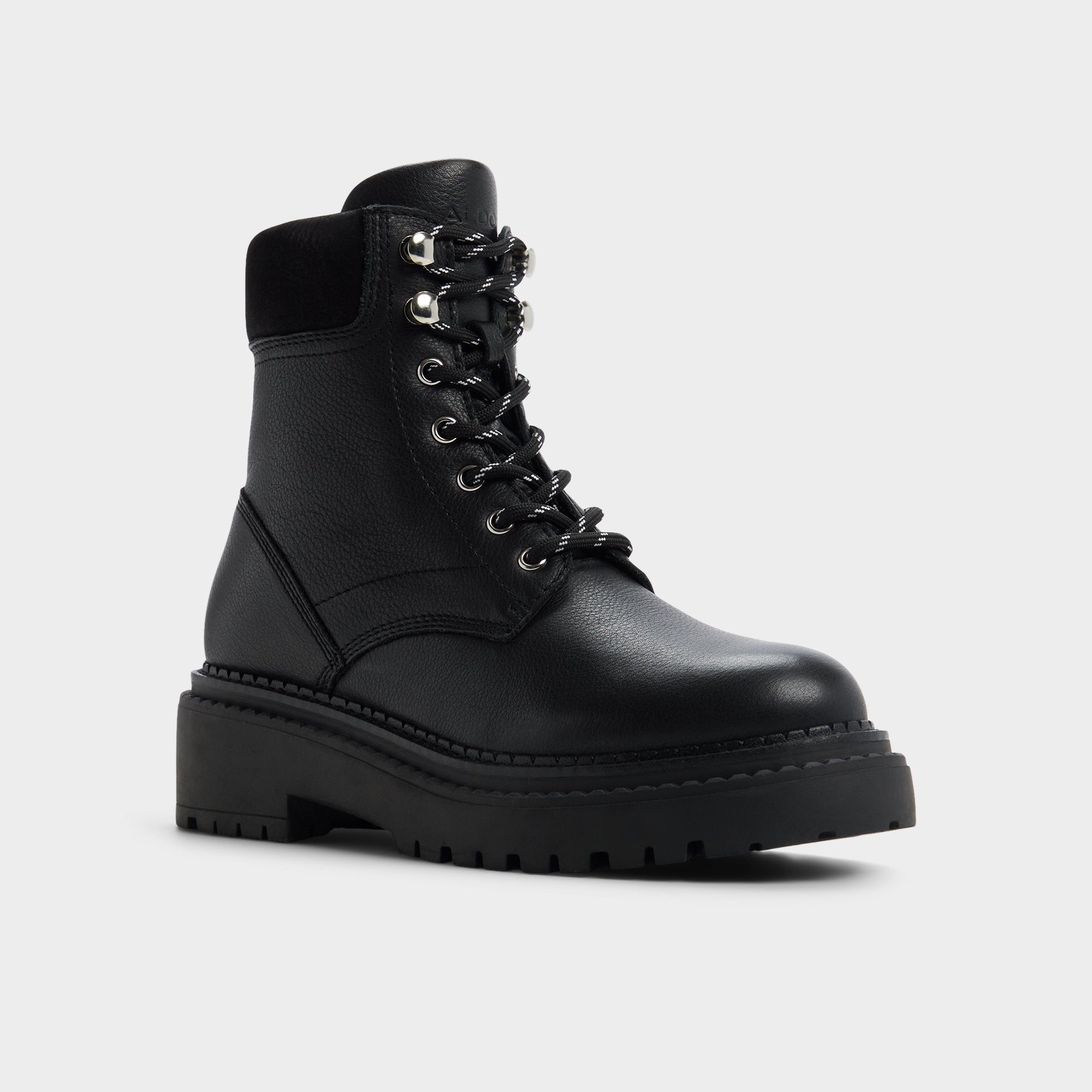 Aldo Lewellan in Black - Hiking boot, Lug sole