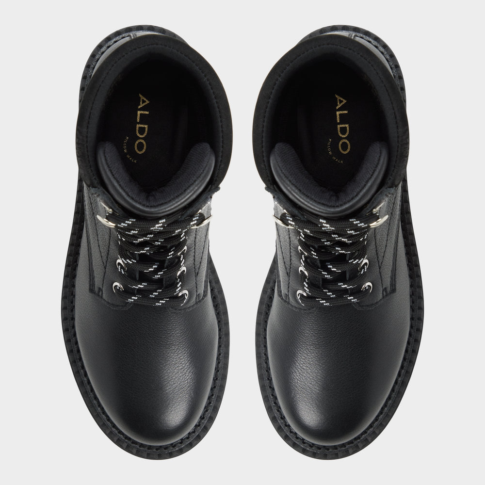 Aldo Lewellan in Black - Hiking boot, Lug sole
