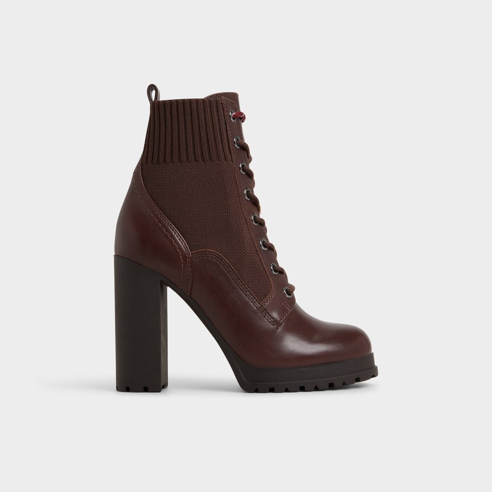 Aldo Rebellious in Other Brown - Combat ankle boot, Lug sole