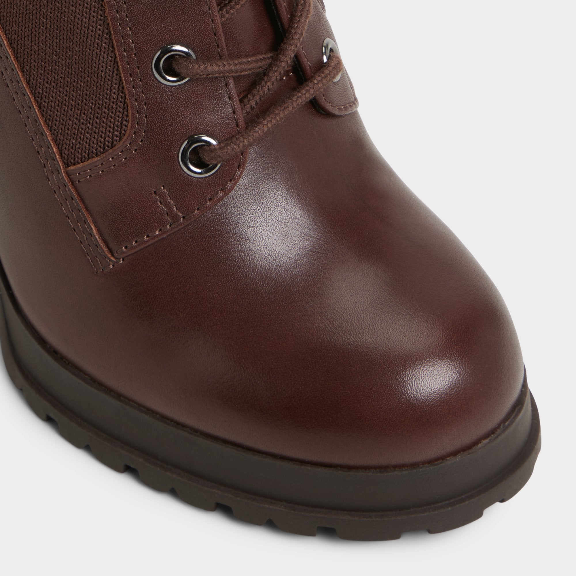 Aldo Rebellious in Other Brown - Combat ankle boot, Lug sole