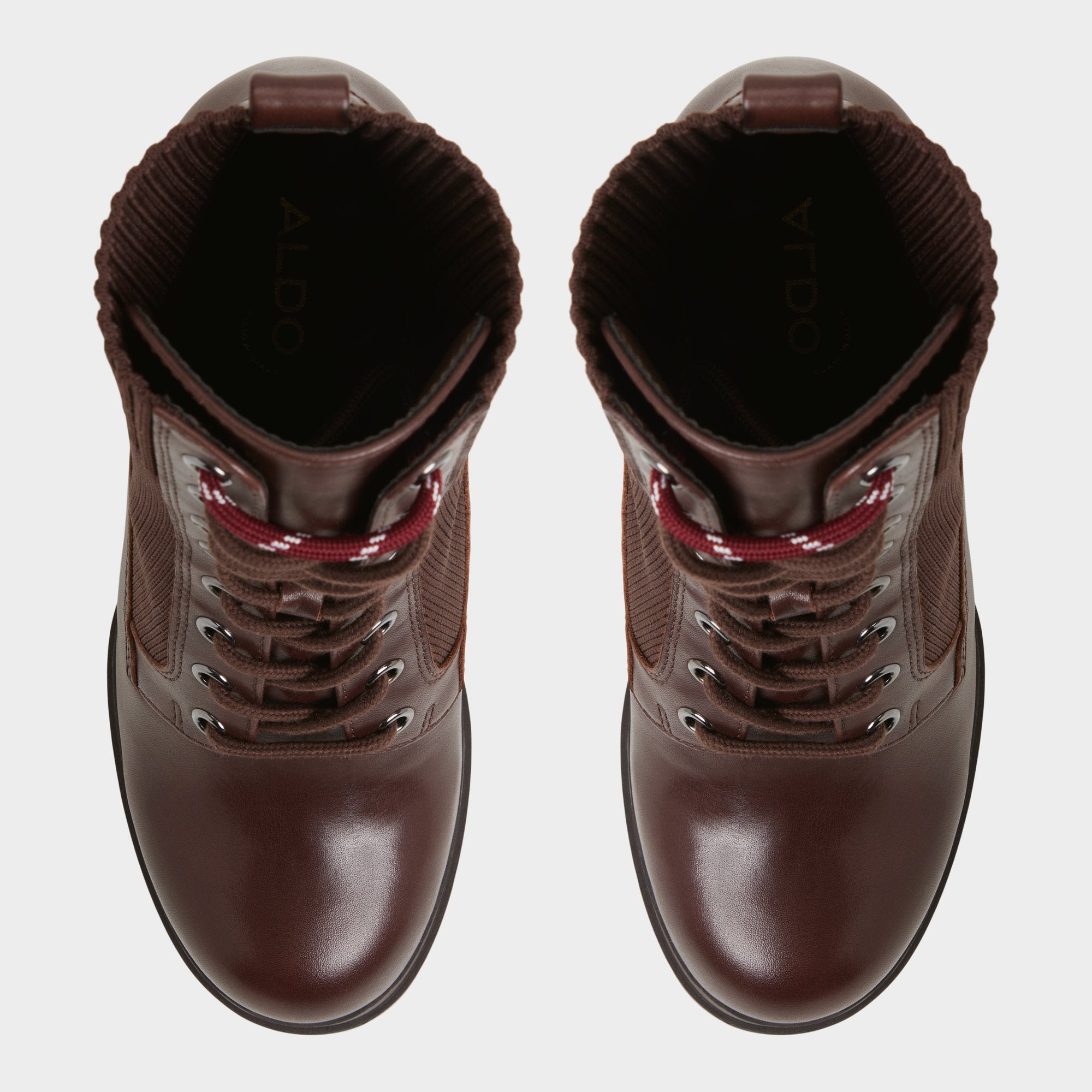 Aldo Rebellious in Other Brown - Combat ankle boot, Lug sole