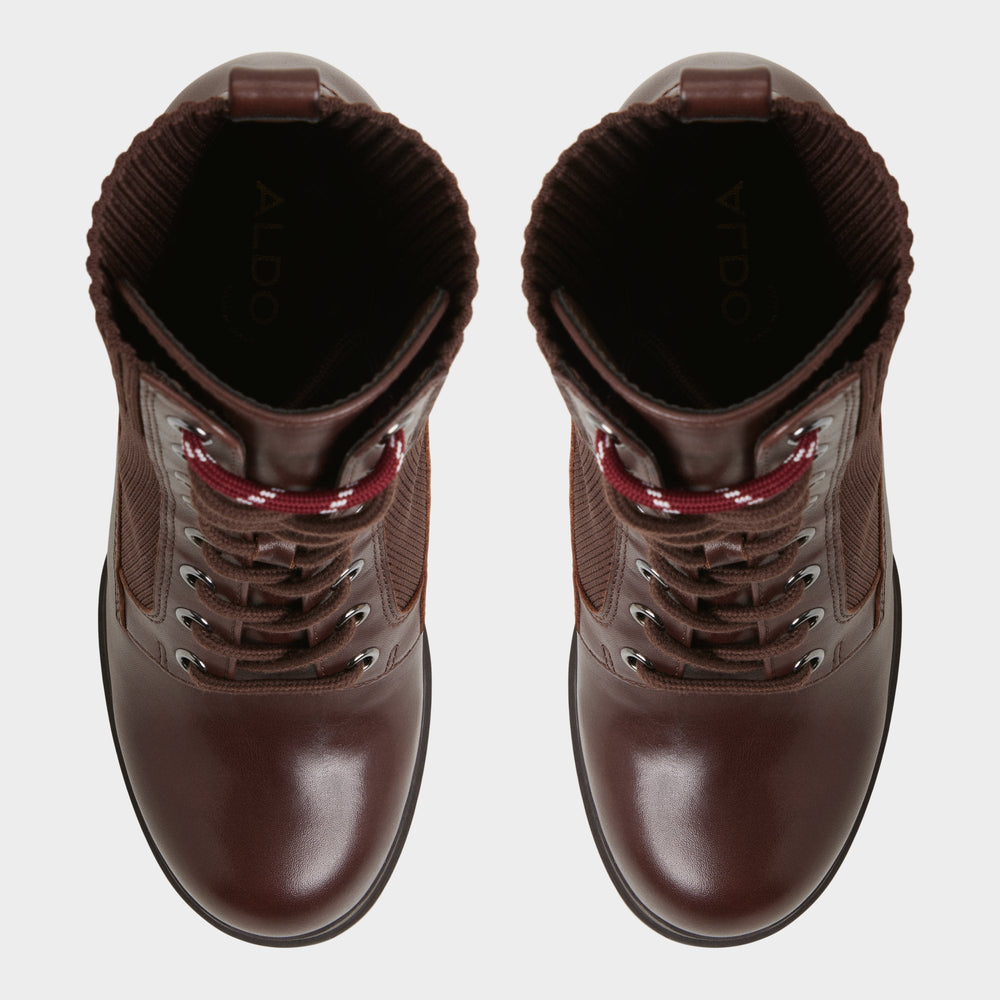 Aldo Rebellious in Other Brown - Combat ankle boot, Lug sole