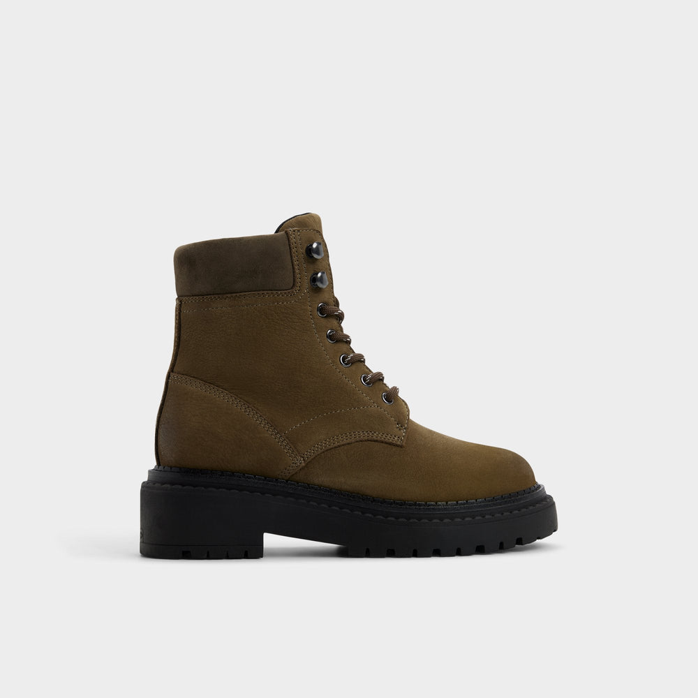 Aldo Lewellan in Dark Green - Hiking boot, Lug sole