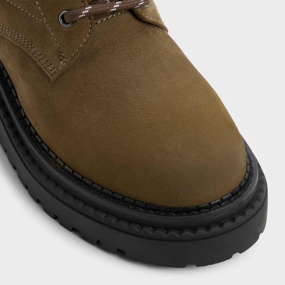 Aldo Lewellan in Dark Green - Hiking boot, Lug sole