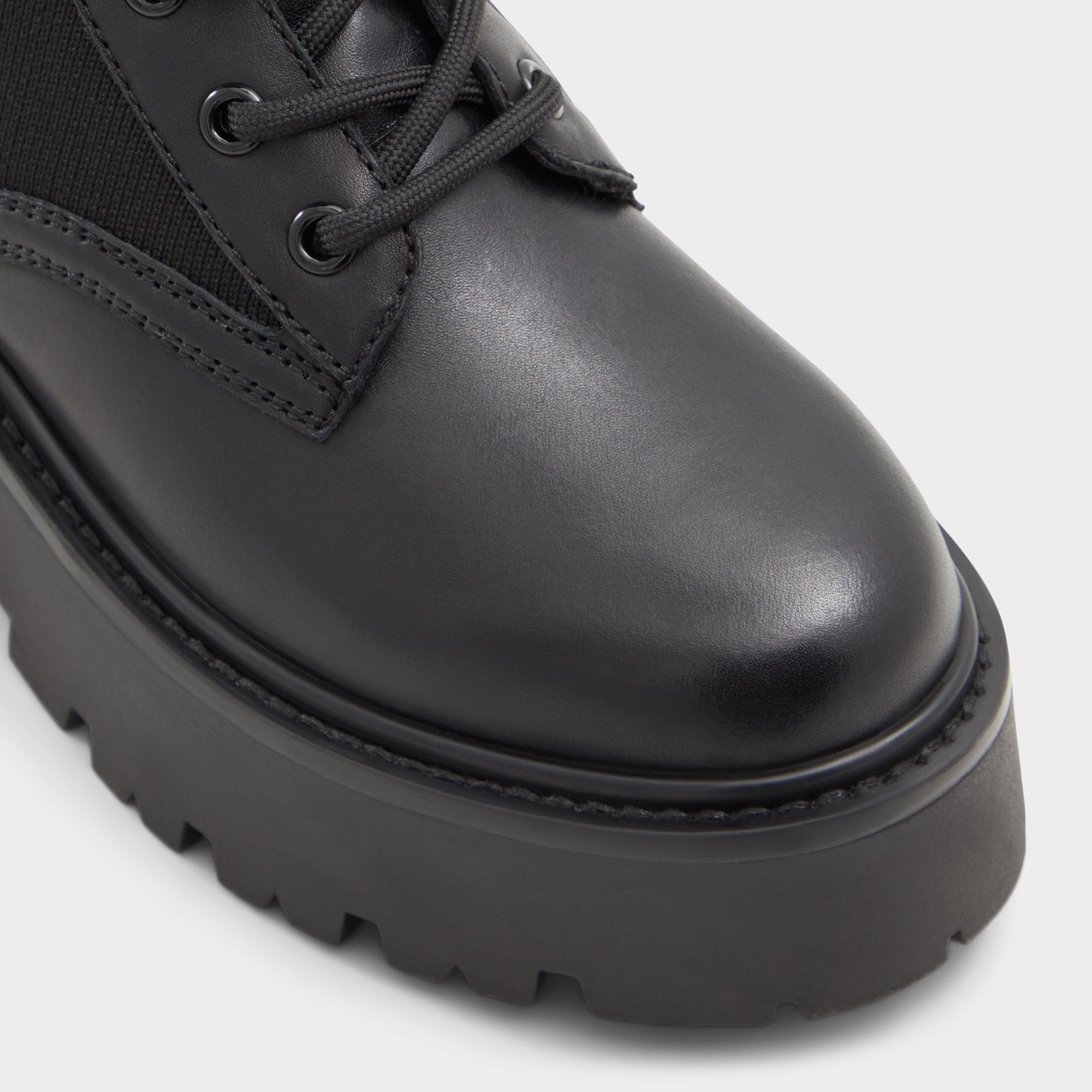 Aldo Talaleryknit Black Women's Combat boots - Combat ankle boot, Black