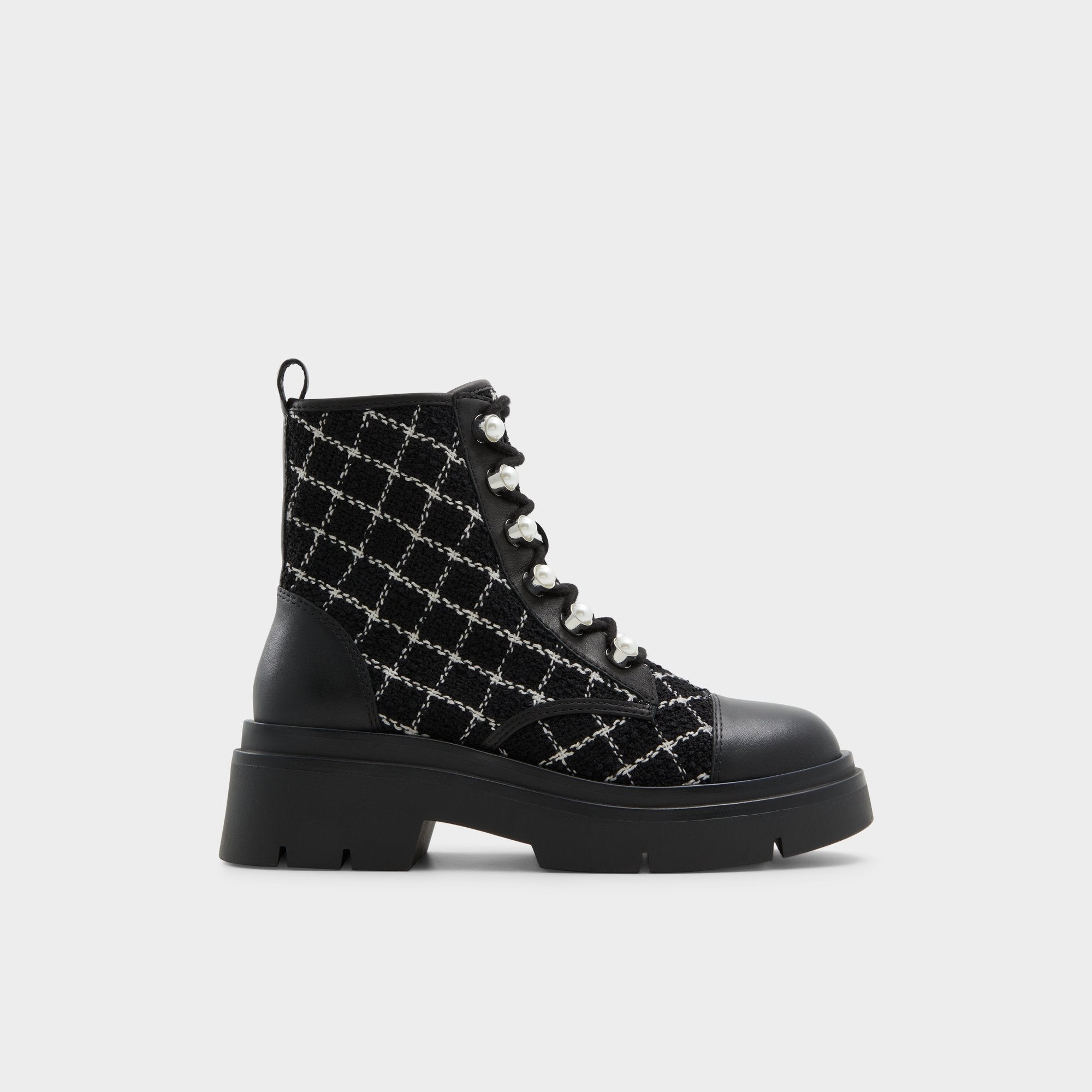 Aldo Marthia in Other Black - Combat ankle boot, Black