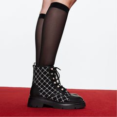 Aldo Marthia in Other Black - Combat ankle boot, Black