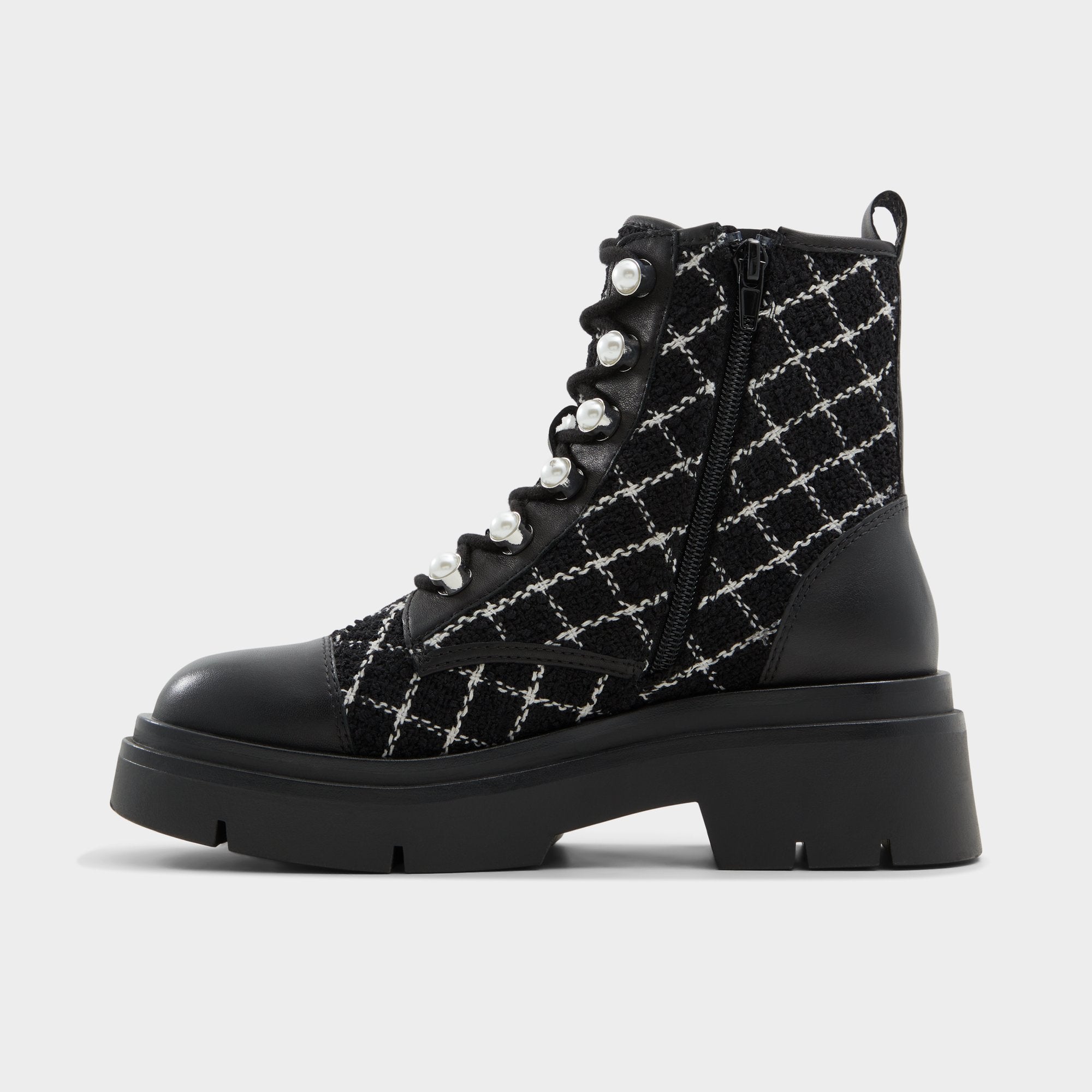 Aldo Marthia in Other Black - Combat ankle boot, Black
