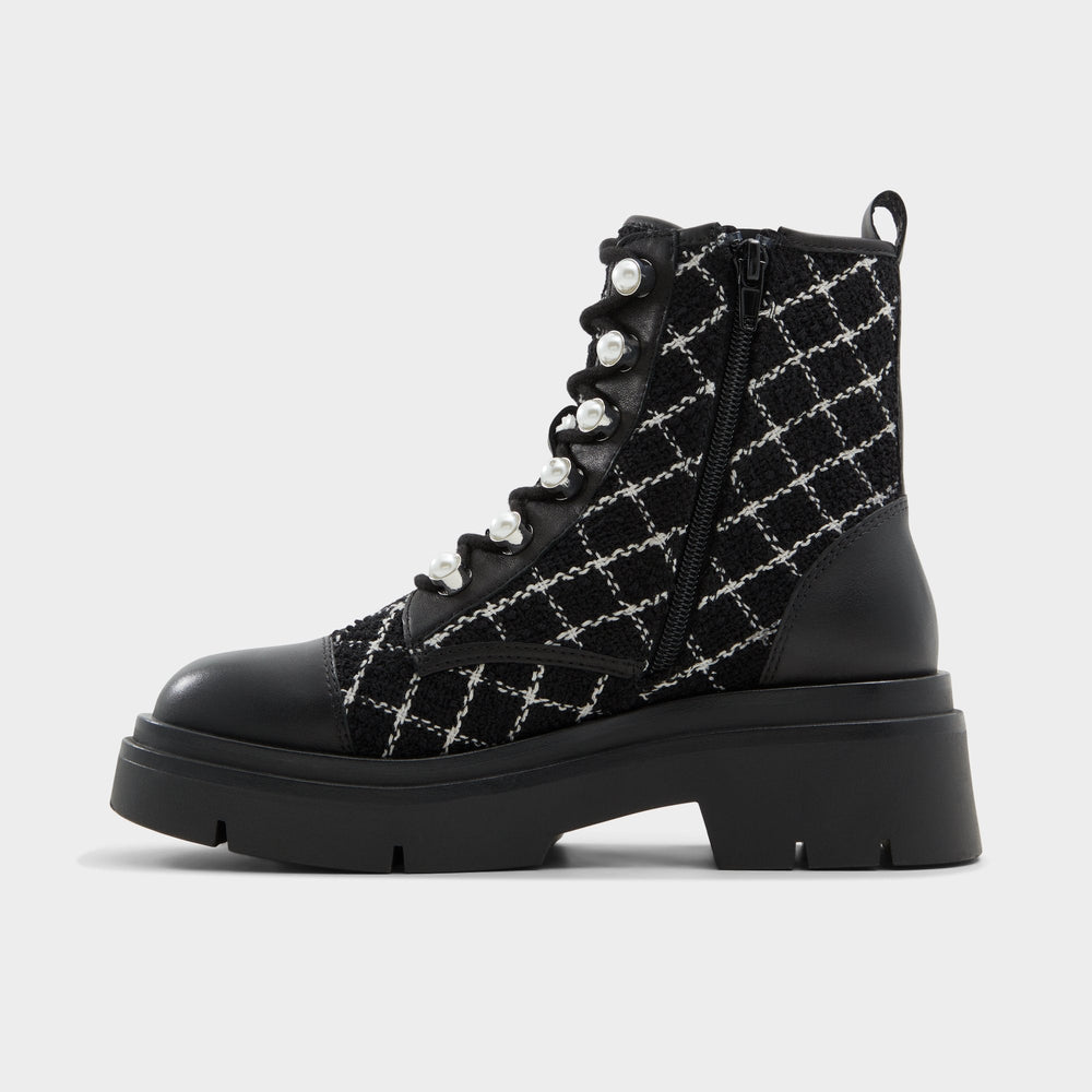 Aldo Marthia in Other Black - Combat ankle boot, Black