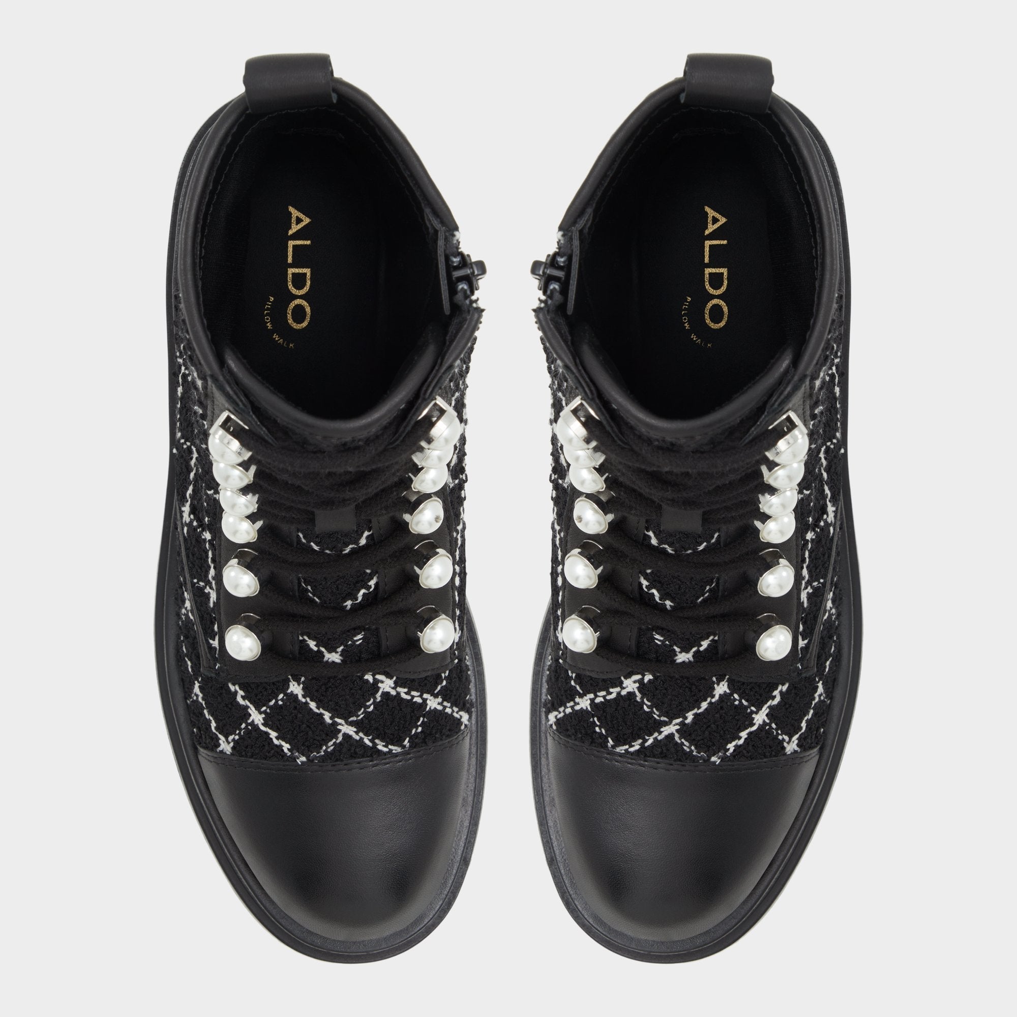 Aldo Marthia in Other Black - Combat ankle boot, Black