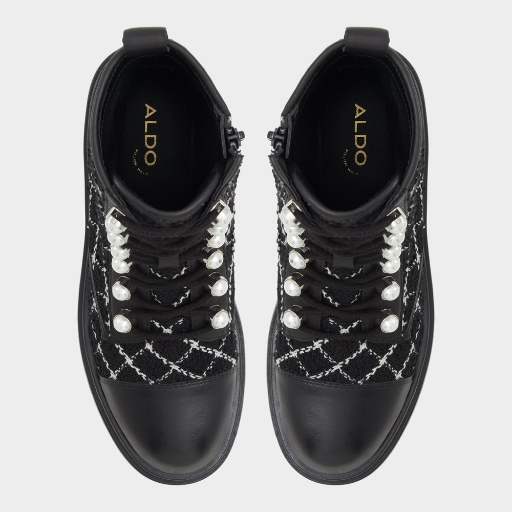 Aldo Marthia in Other Black - Combat ankle boot, Black