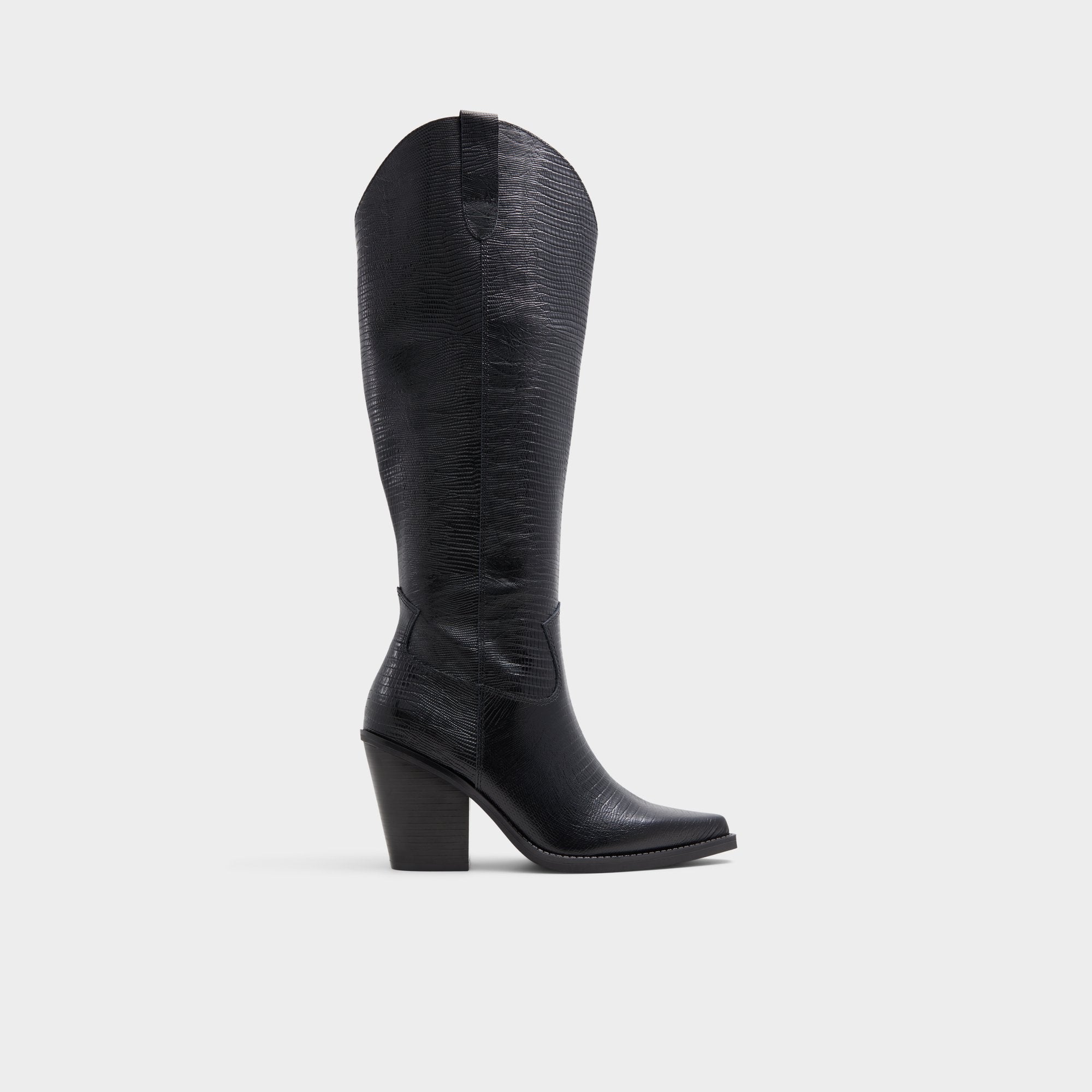 Aldo Nevada-wc Black Women's Western - Western knee-high boot, Black
