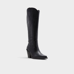 Aldo Nevada-wc Black Women's Western - Western knee-high boot, Black