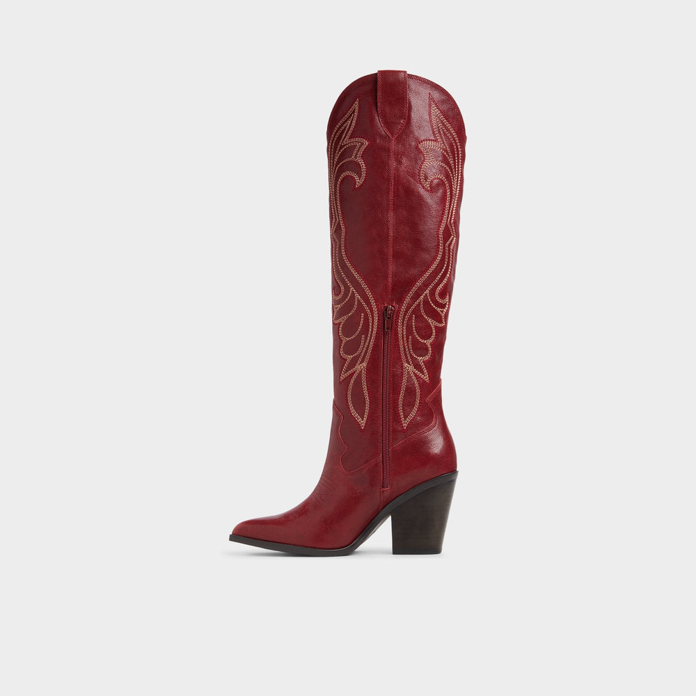 Aldo Alamo Medium Red Women's Western - Western boot
