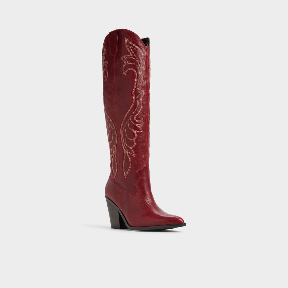 Aldo Alamo Medium Red Women's Western - Western boot