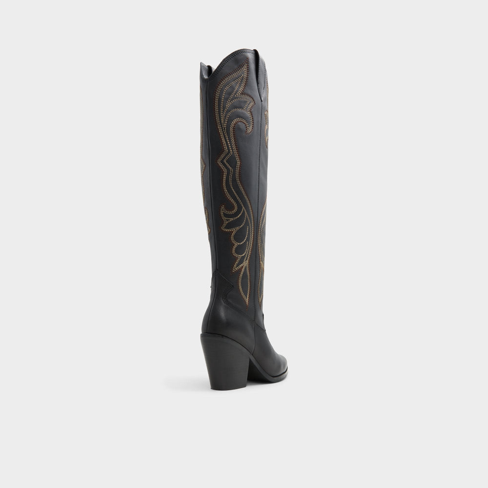 Aldo Alamo Other Black Women's Tall Boots - Western boot, Cup sole