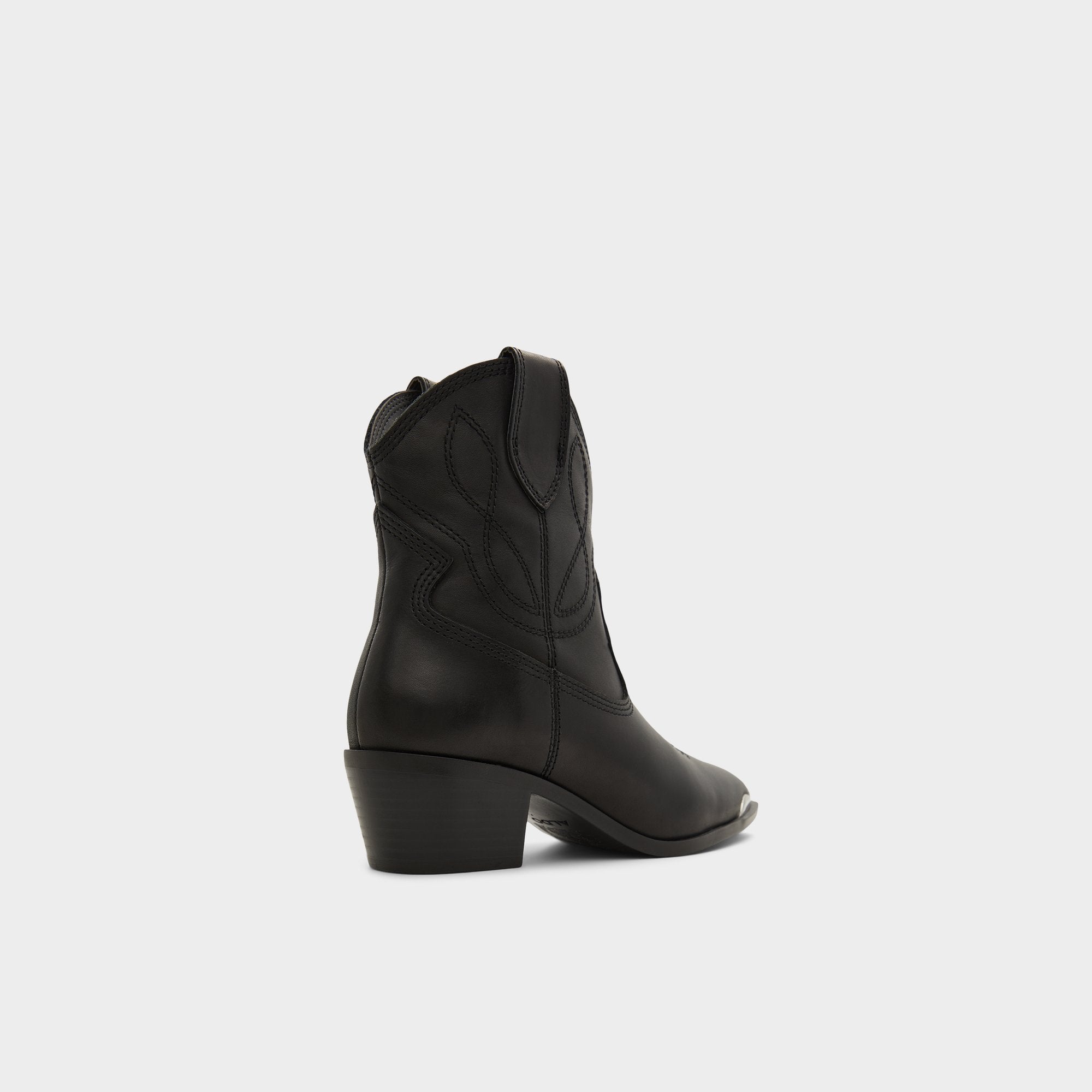 Aldo Valley Black Women's Western - Western boot, Block heel