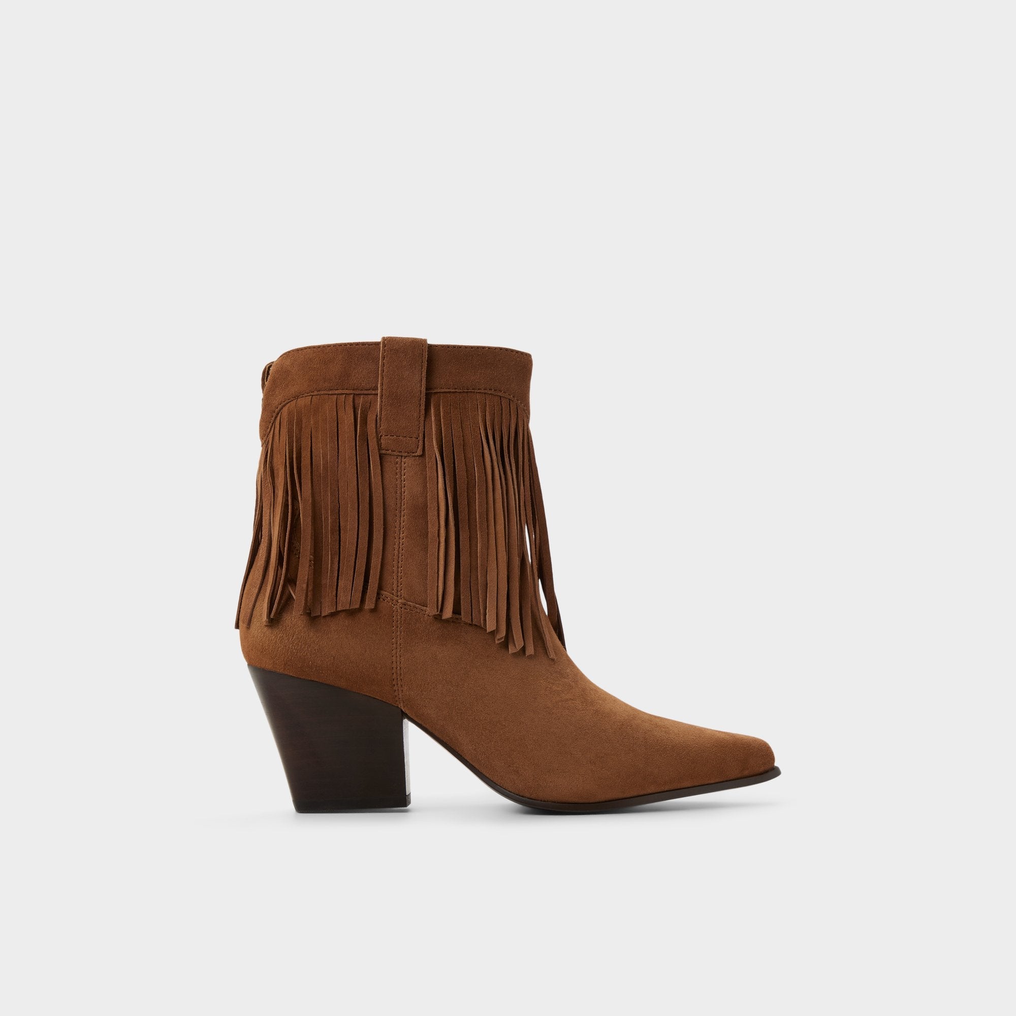 Aldo Jollene in Dark Brown - Western boot, Block heel