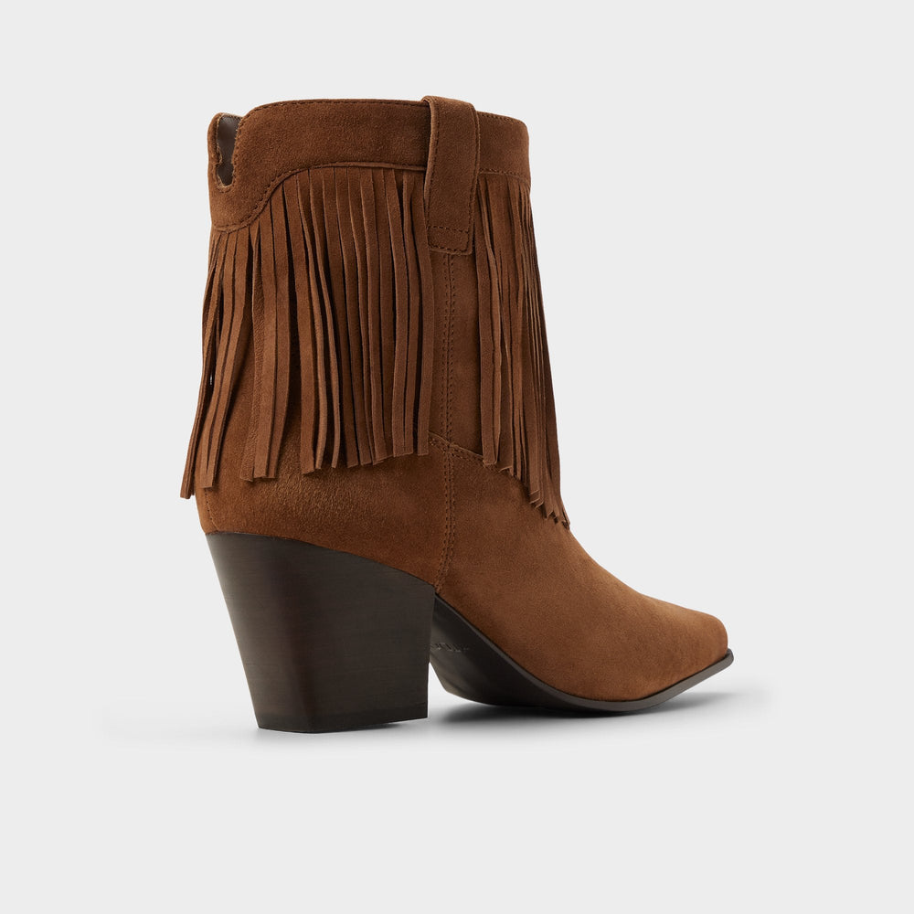 Aldo Jollene in Dark Brown - Western boot, Block heel