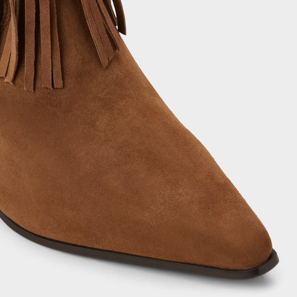 Aldo Jollene in Dark Brown - Western boot, Block heel