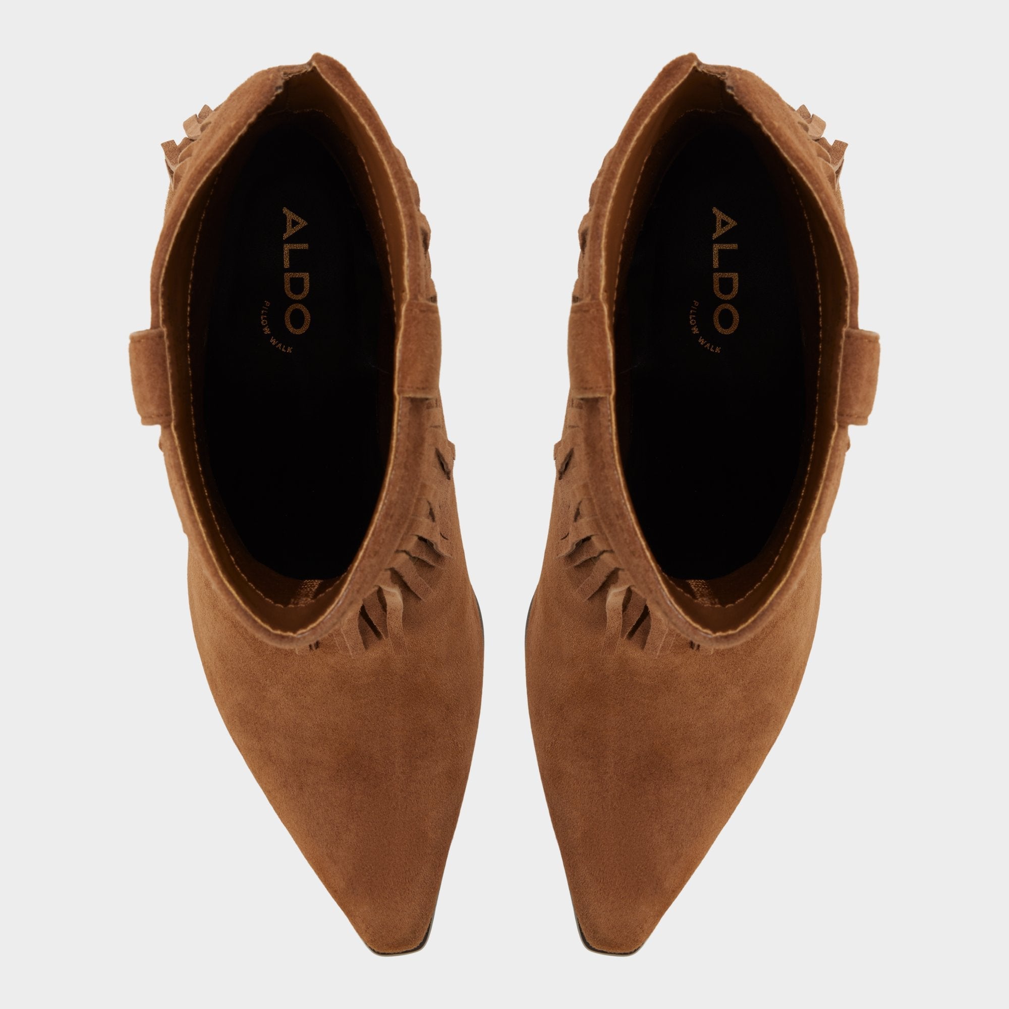 Aldo Jollene in Dark Brown - Western boot, Block heel