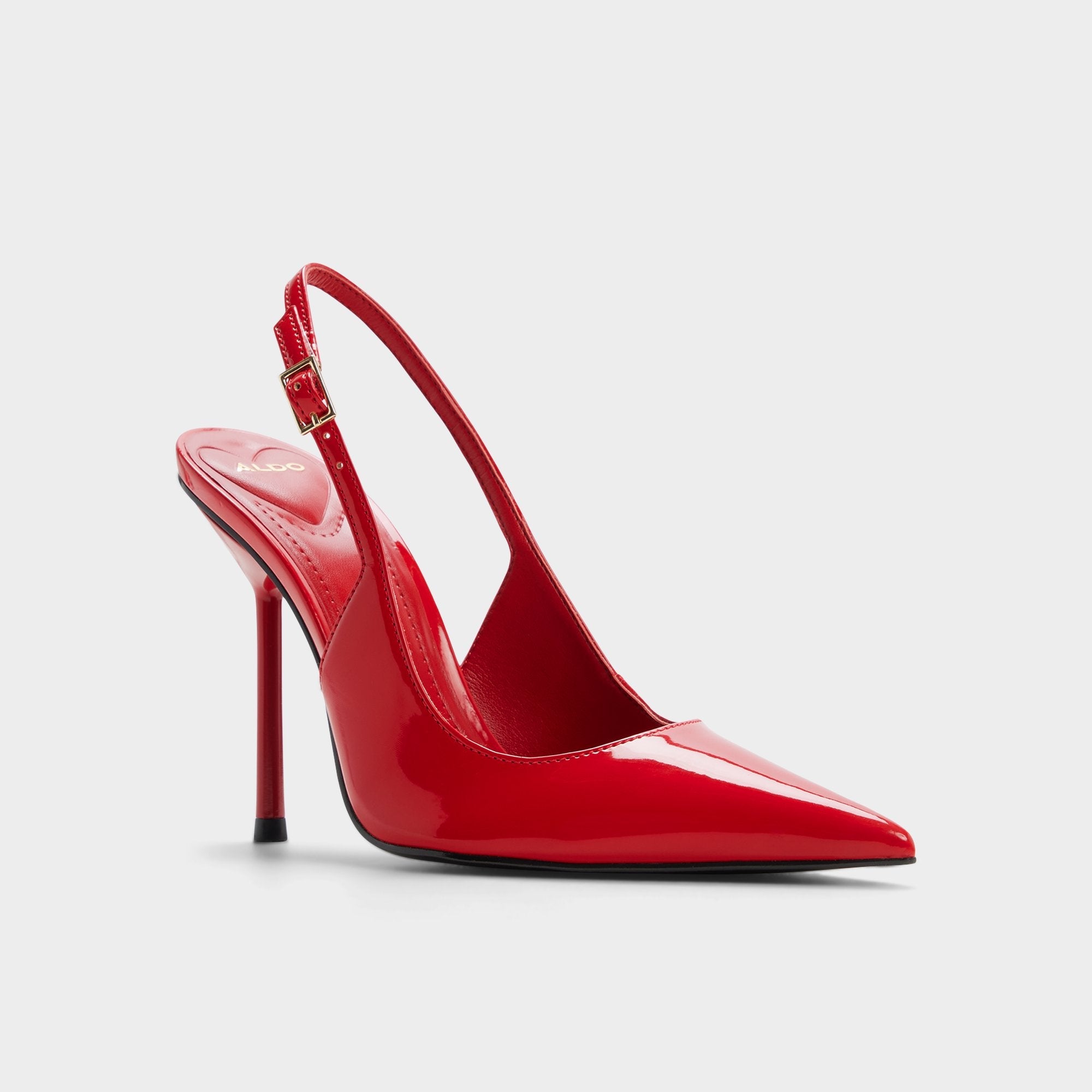 Aldo Serrah in Medium Red - Pump, Stiletto heel