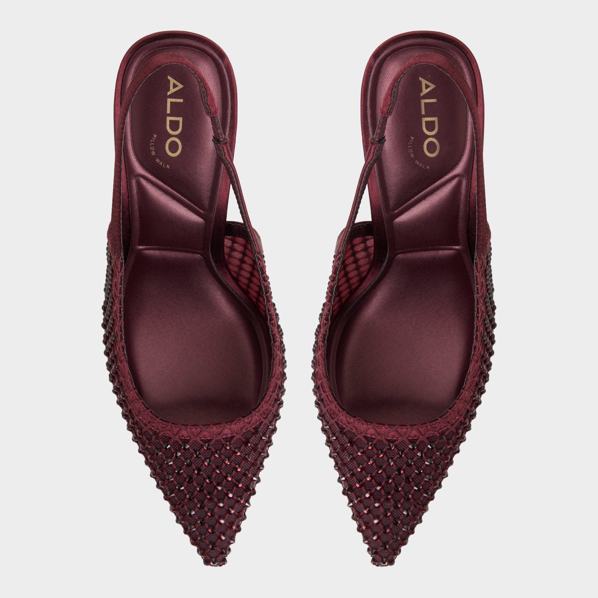 Aldo Marciana in Burgundy 14151906 - Slingback heel, Stiletto heel