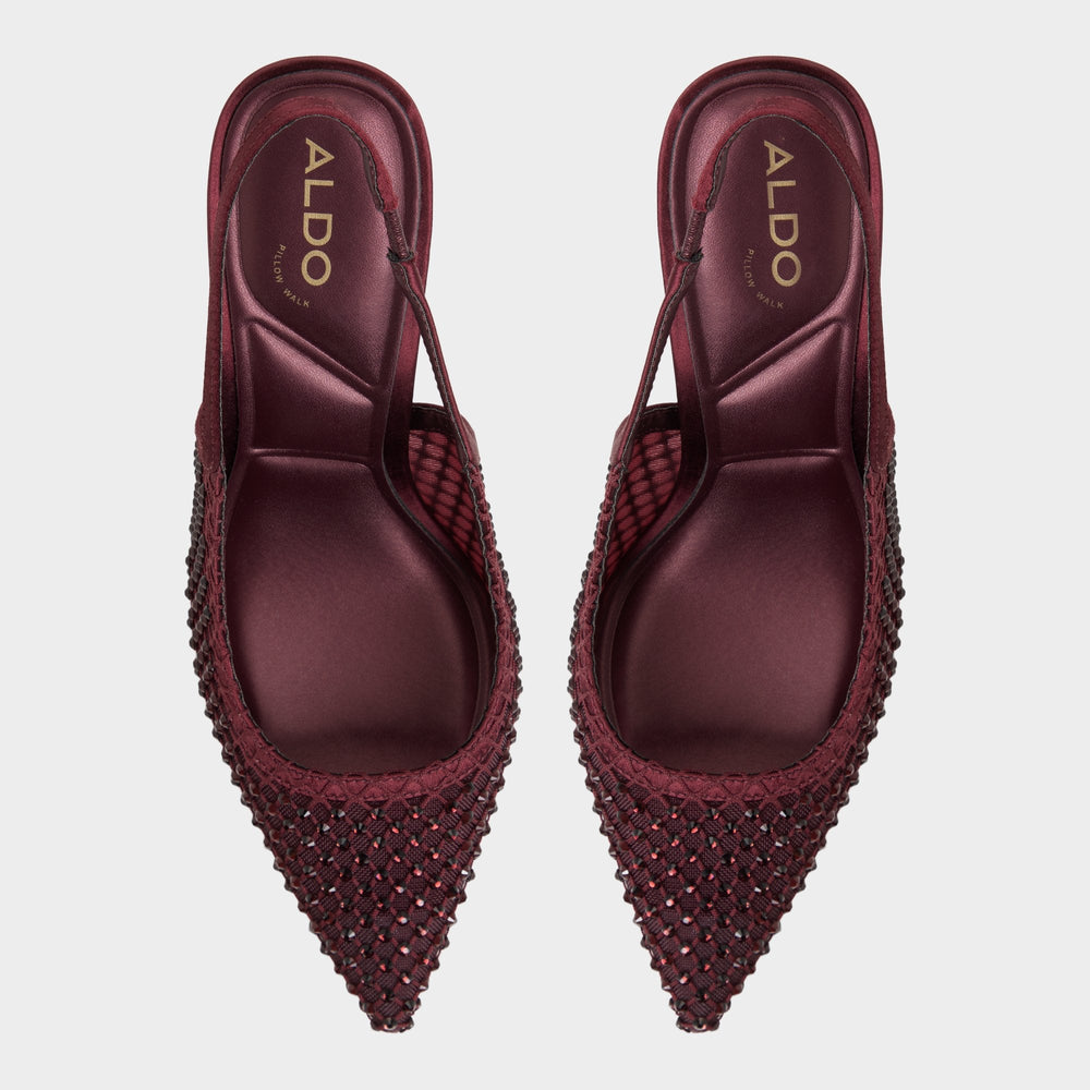 Aldo Marciana in Burgundy 14151906 - Slingback heel, Stiletto heel