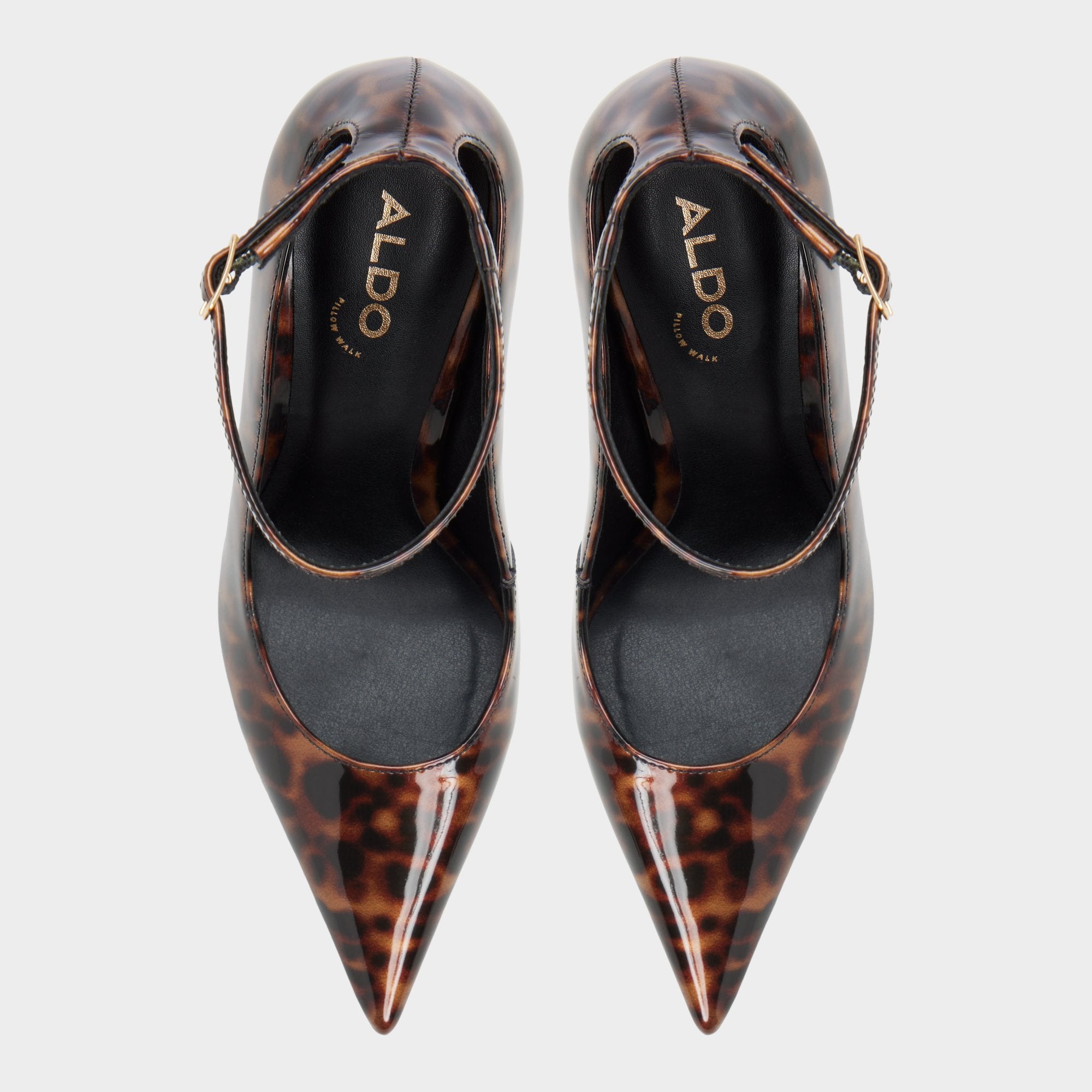 Aldo Antigua in Open Brown - Pump, Stiletto heel