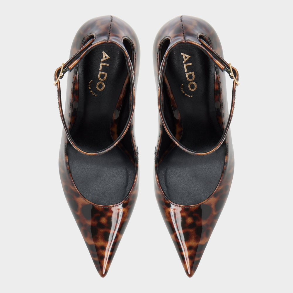 Aldo Antigua in Open Brown - Pump, Stiletto heel