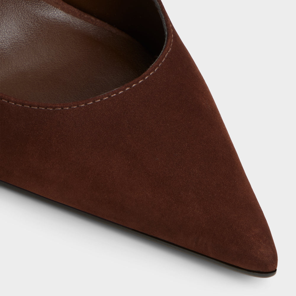 Aldo Stessysling in Dark Brown 14163419 - Slingback heel, Stiletto heel