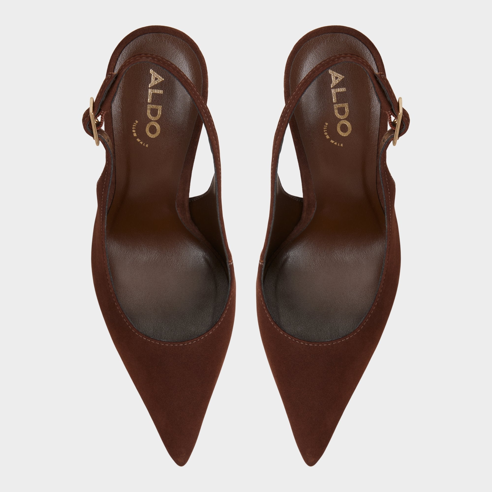 Aldo Stessysling in Dark Brown 14163419 - Slingback heel, Stiletto heel