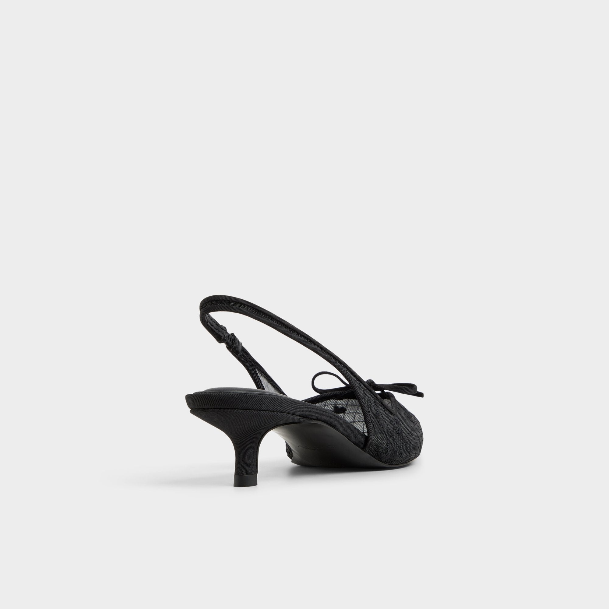 Aldo Azaro in Other Black 14151901 - Slingback heel, Kitten heel