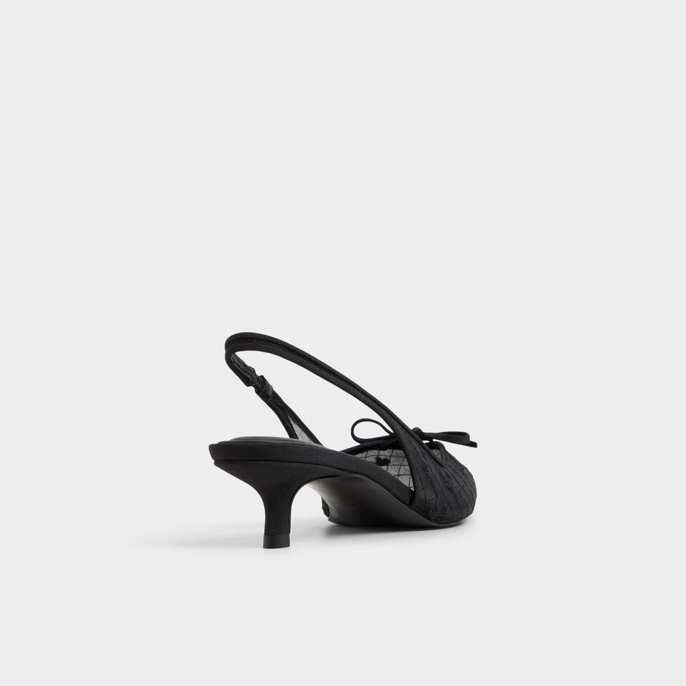 Aldo Azaro in Other Black 14151901 - Slingback heel, Kitten heel