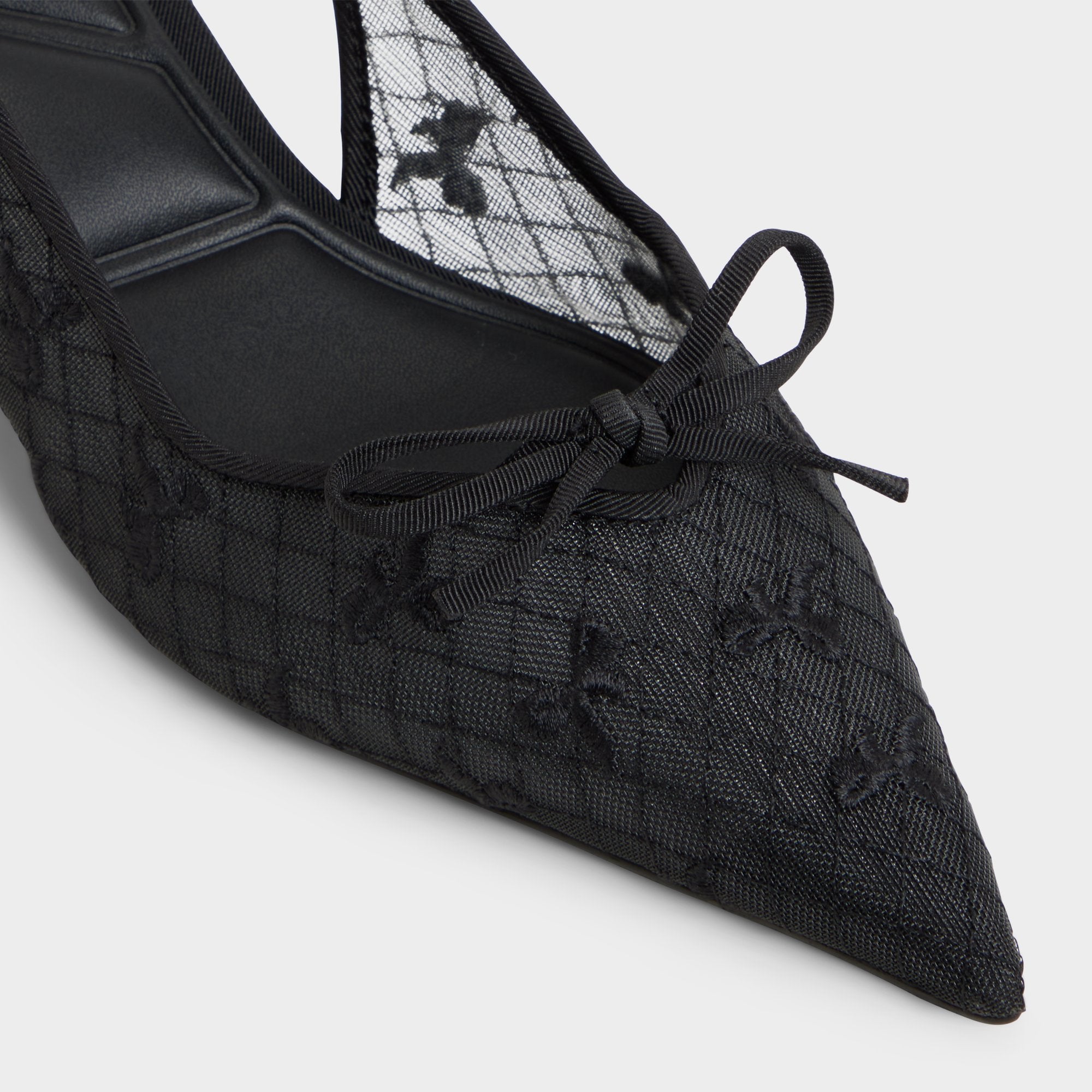 Aldo Azaro in Other Black 14151901 - Slingback heel, Kitten heel